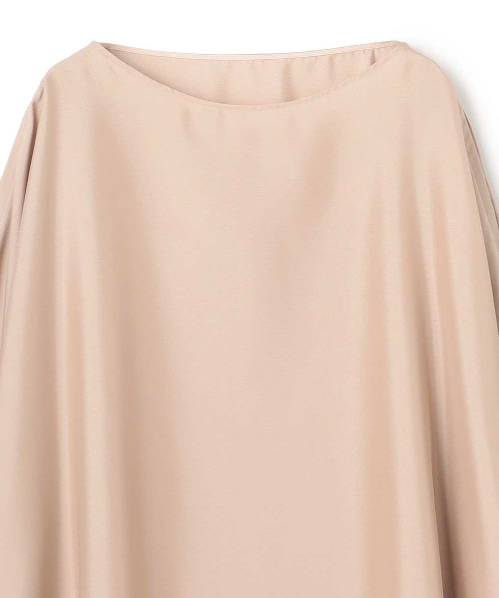 BEIGE， PERIDOT / 2WAYスリーブ ドレープブラウス 