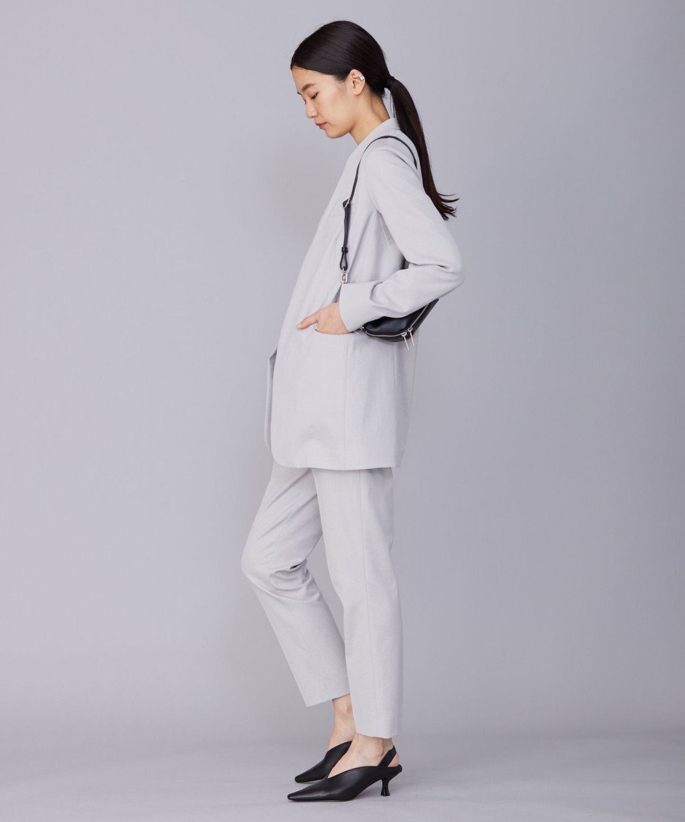 ICB 【セットアップ対応・洗える】 LooseWeave ノーカラージャケット 