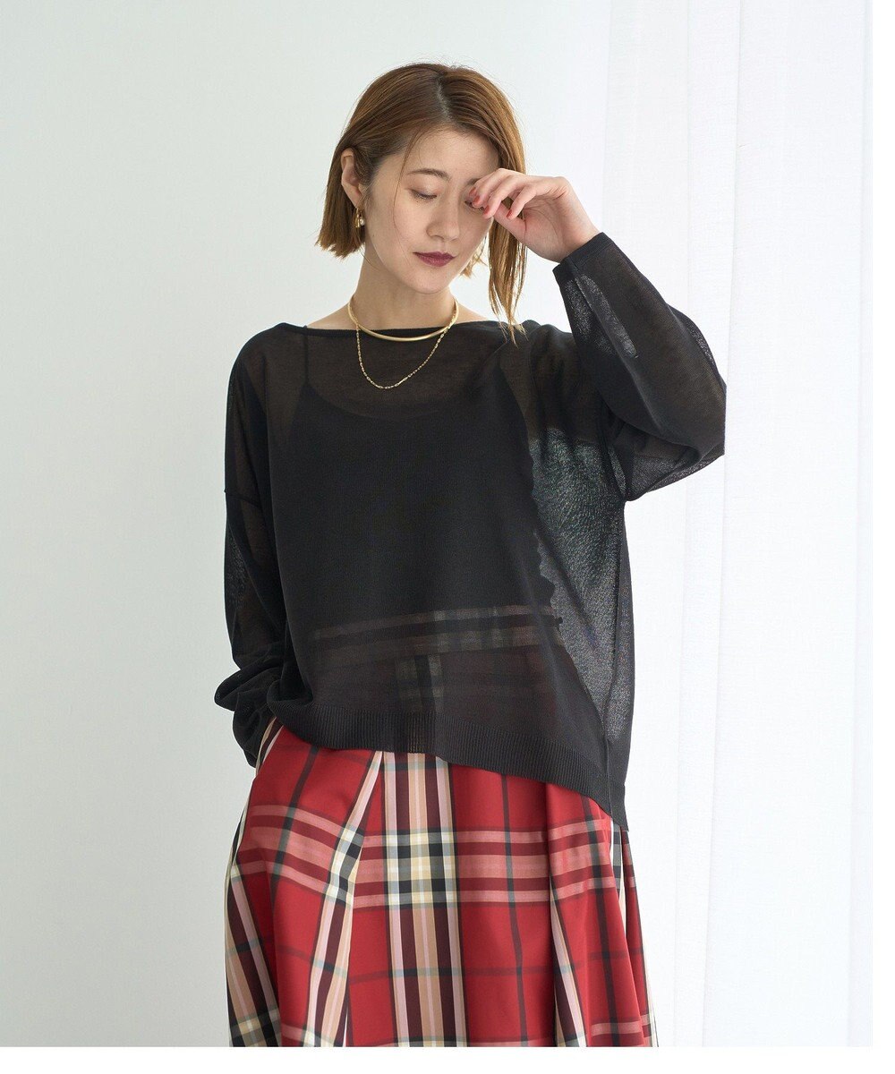 YECCA VECCA シアーニットプルオーバー 