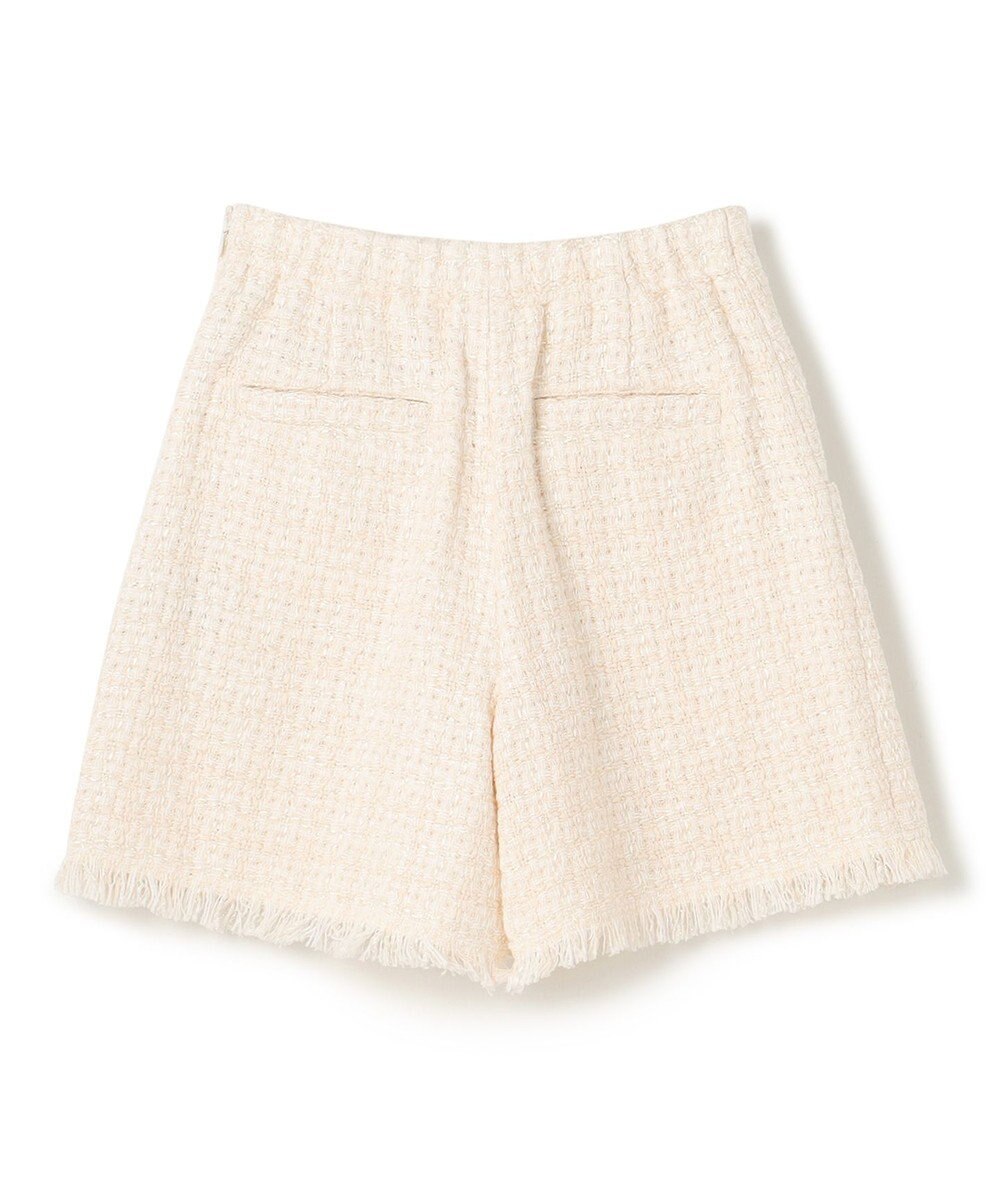 GRACE CONTINENTAL ツイードボックスタックショートパンツ 