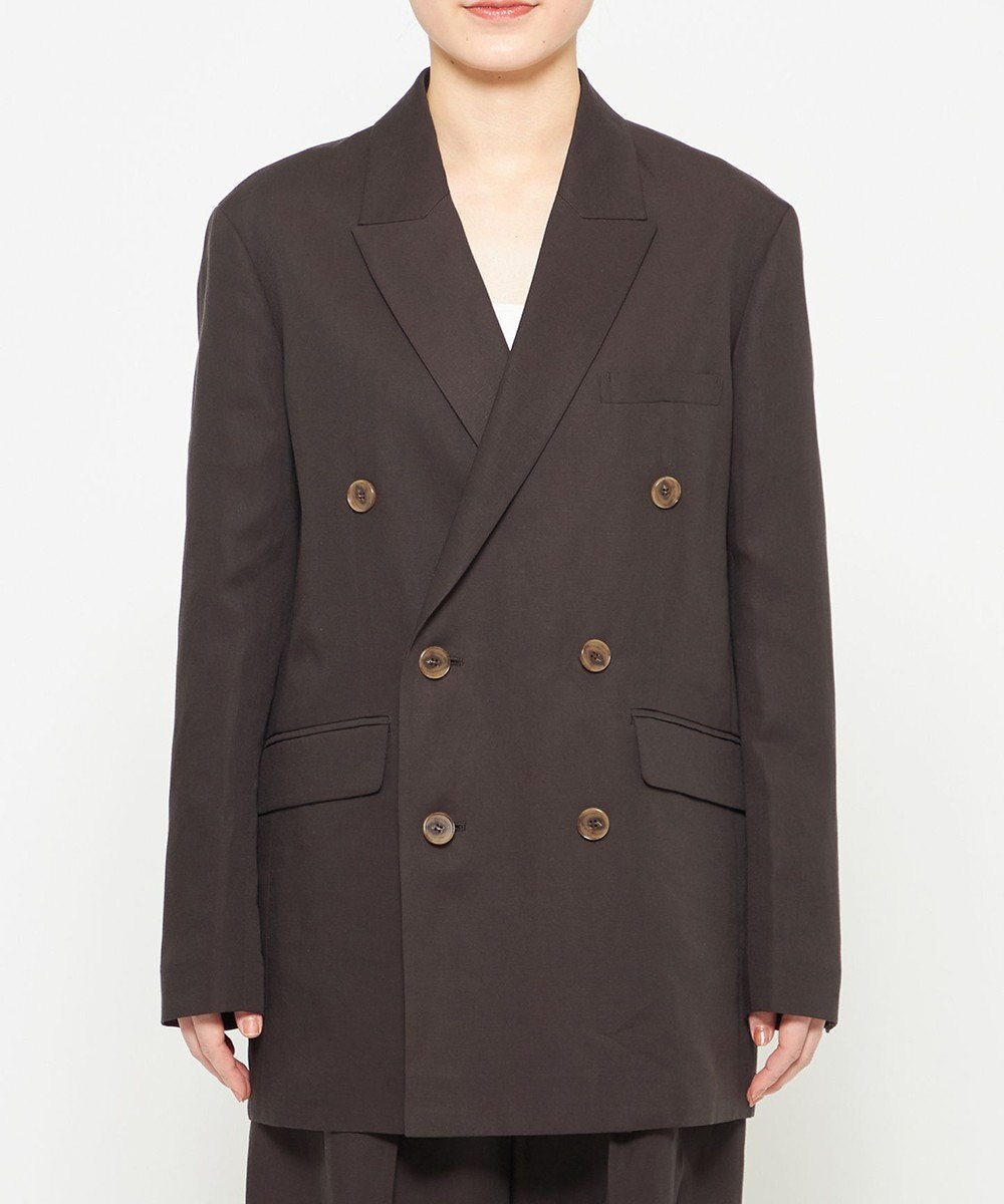 uncrave テンセルライトリネン ビッグジャケット 