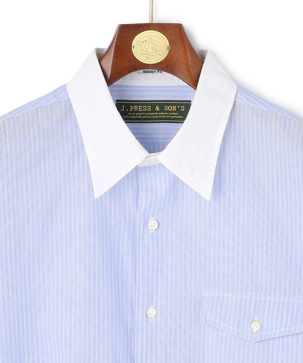 J.PRESS MEN 【WEB・一部店舗限定】Airy Touch Seersucker Shirt 