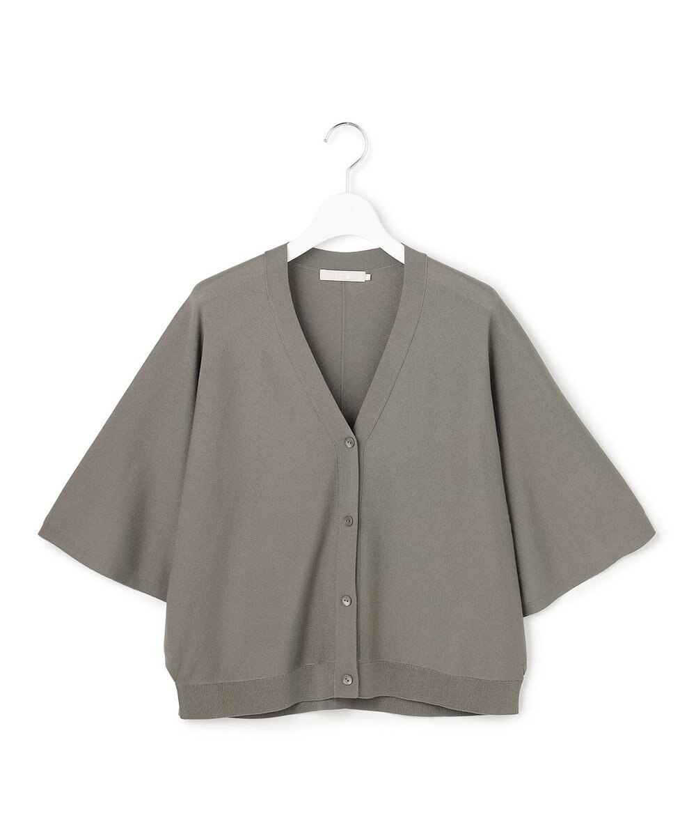 ICB L フライスリーブ Vネックカーディガン 