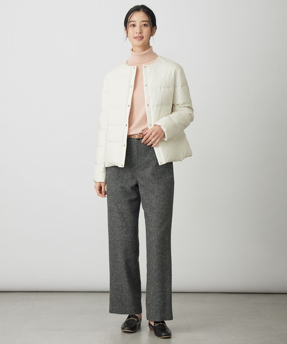 J.PRESS LADIES シルクネップツイード スレート パンツ 