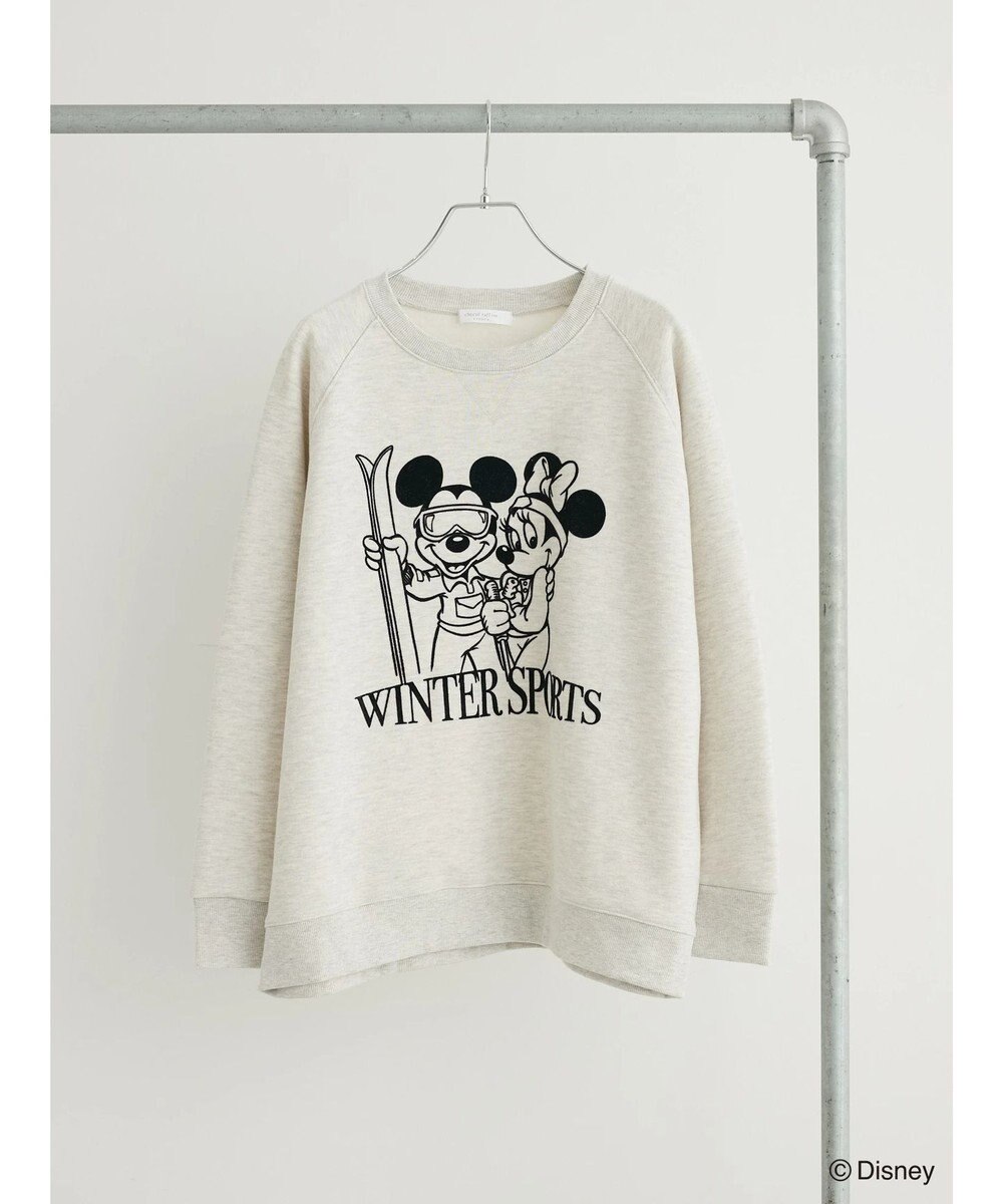 Green Parks Ｄｉｓｎｅｙ／裏起毛フロッキープリントスウェット 