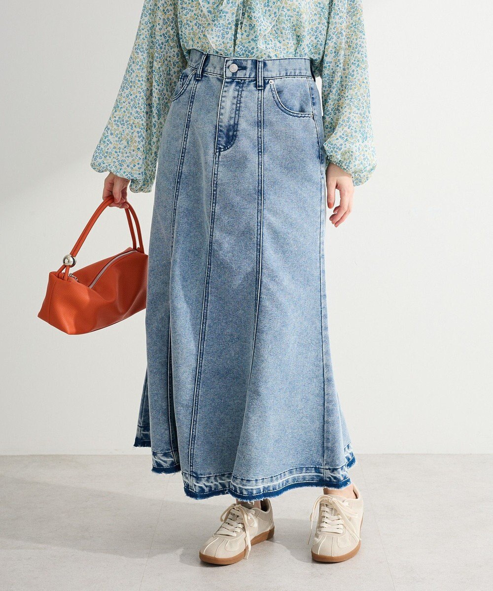 Green Parks イージーデニムマーメイドスカート 