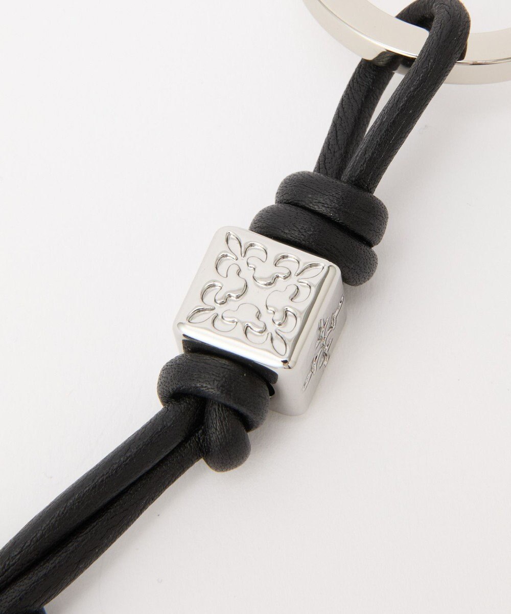 russet ［ノットモチーフ×メタルパーツ］レザーコードバッグチャーム（Z-223） 