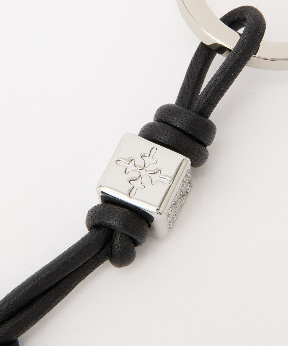 russet ［ノットモチーフ×メタルパーツ］レザーコードバッグチャーム（Z-223） 