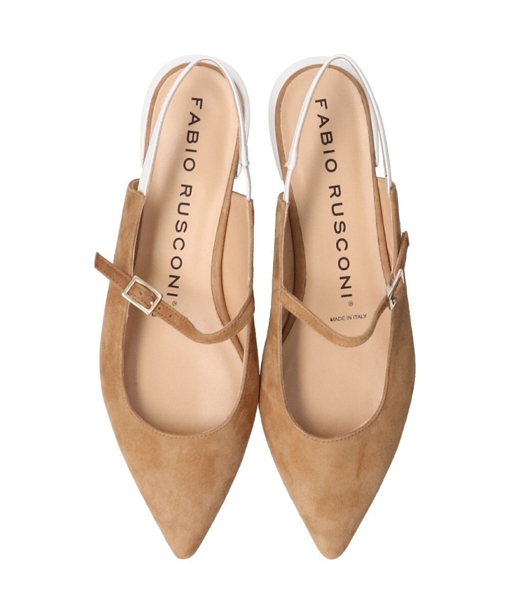 INTER-CHAUSSURES 【FABIO RUSCONI】ワンストラップバックバンドパンプス 