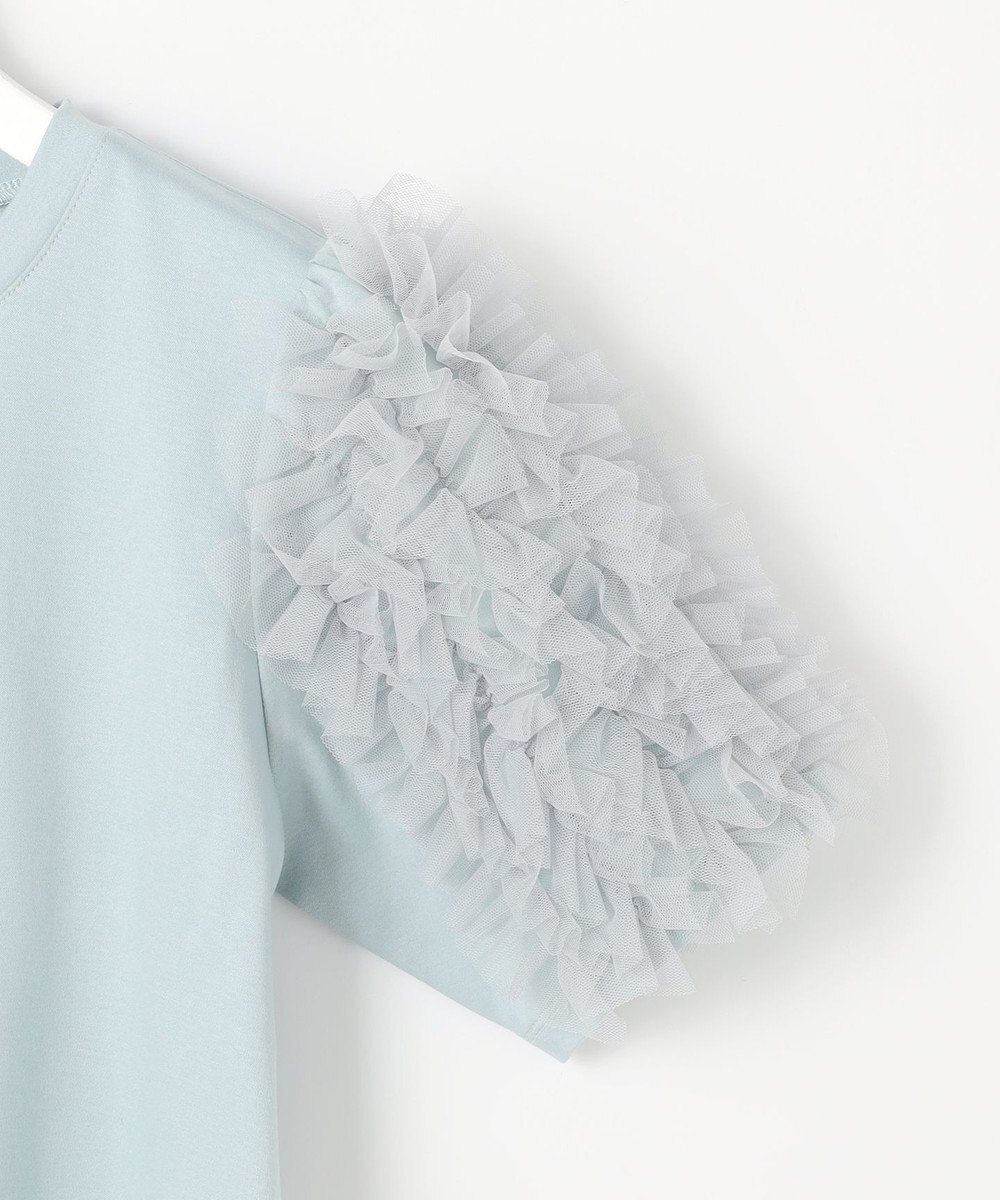 Feroux チュールスリーブ Tシャツ 