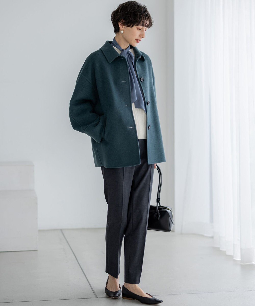 23区 S 【見上愛さん着用/洗える】シアービエラ ボウタイ ブラウス 