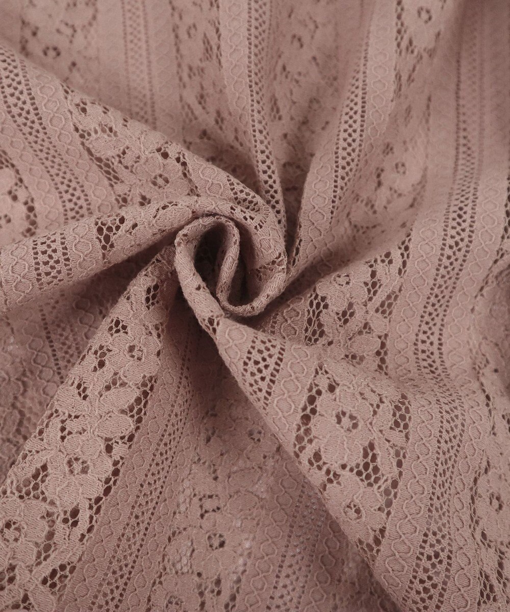 Tiaclasse 【洗える】幅広く活躍が期待できるボウタイレースブラウス 