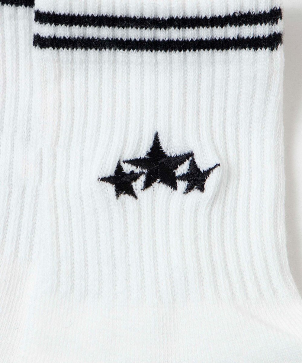 WEGO 底パイルスターラインソックス（14㎝丈） 