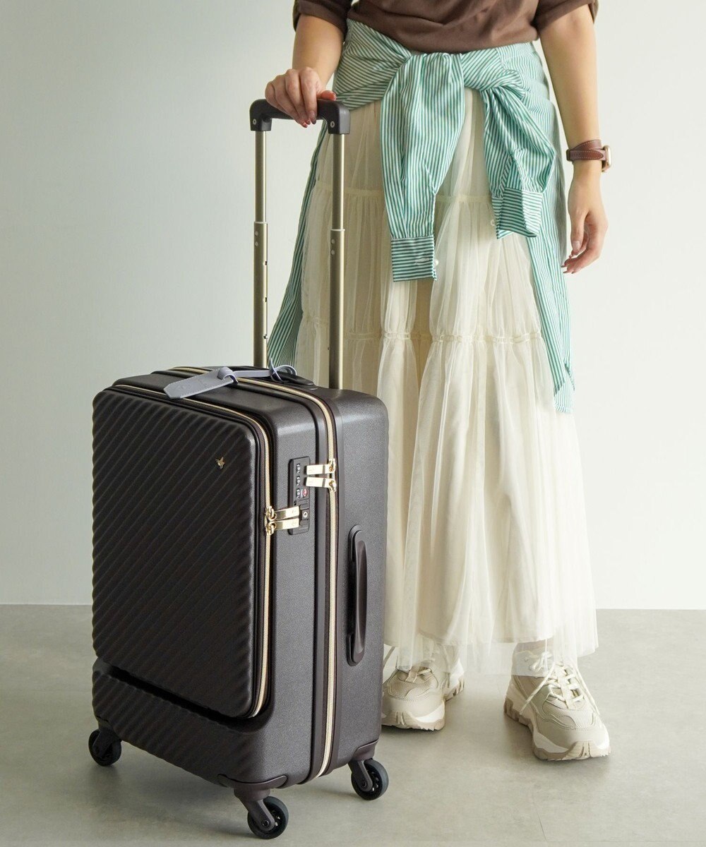 ACE BAGS & LUGGAGE Jewelna Rose HaNT ×Jewelna Rose コラボ スーツケース 機内持ち込み フロントオープン 34L 06820 ジュエルナローズ 