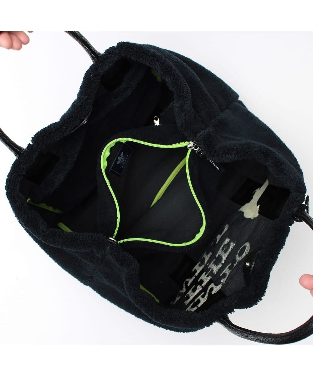 A.D.M.J. 【もこもこ】オスカー/コード刺しゅうキューブトート34cm(Dカン＋) 