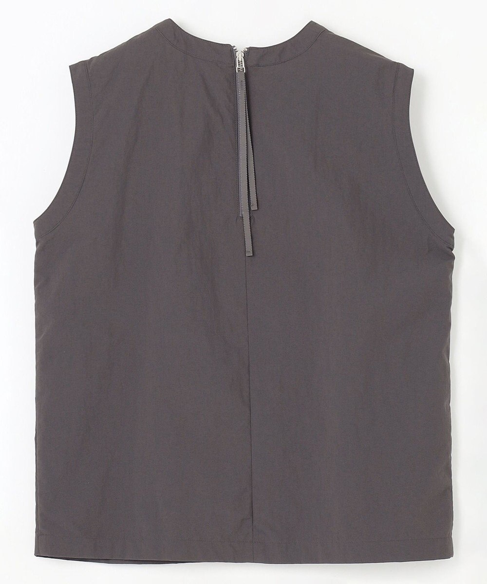 NAVE 【ReNAVE・洗える/撥水加工/接触冷感/UVケア/セットアップ】ナイロンタスラン ノースリブラウス 