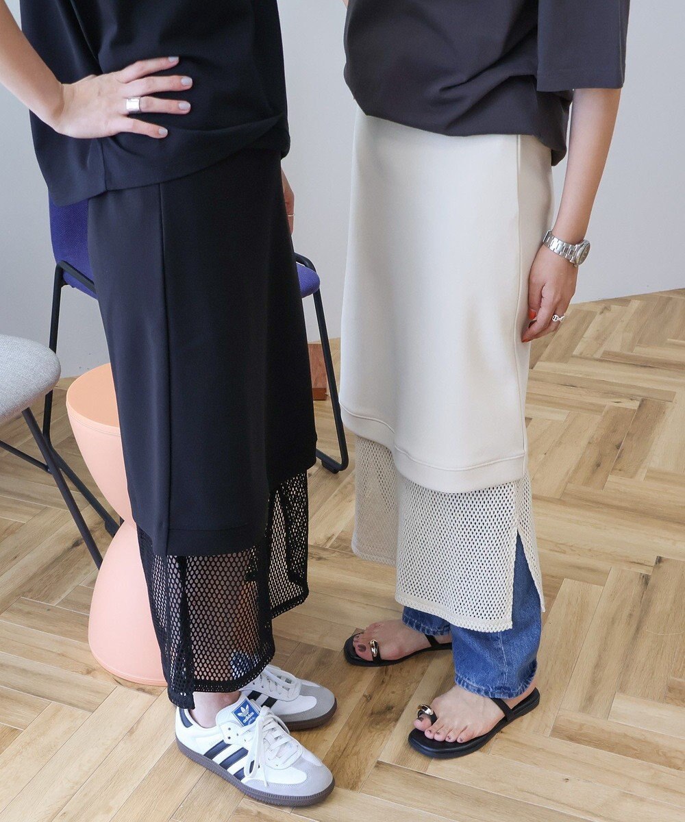 AMERICAN HOLIC 【WEB限定】レイヤード風スカート 