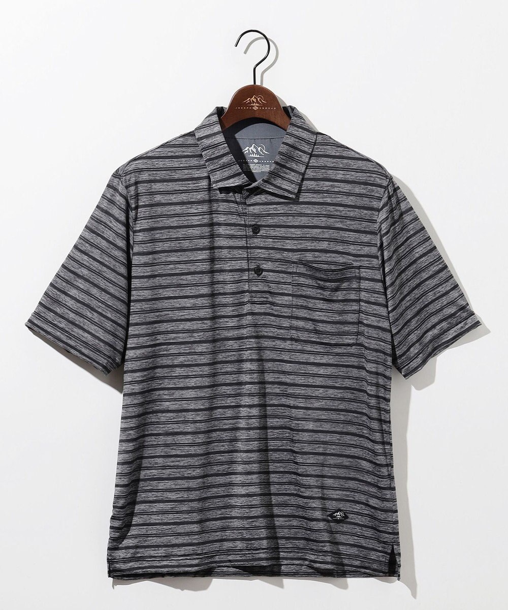 JOSEPH ABBOUD MOUNTAIN 【接触冷感】クールスキンガードポロシャツ 