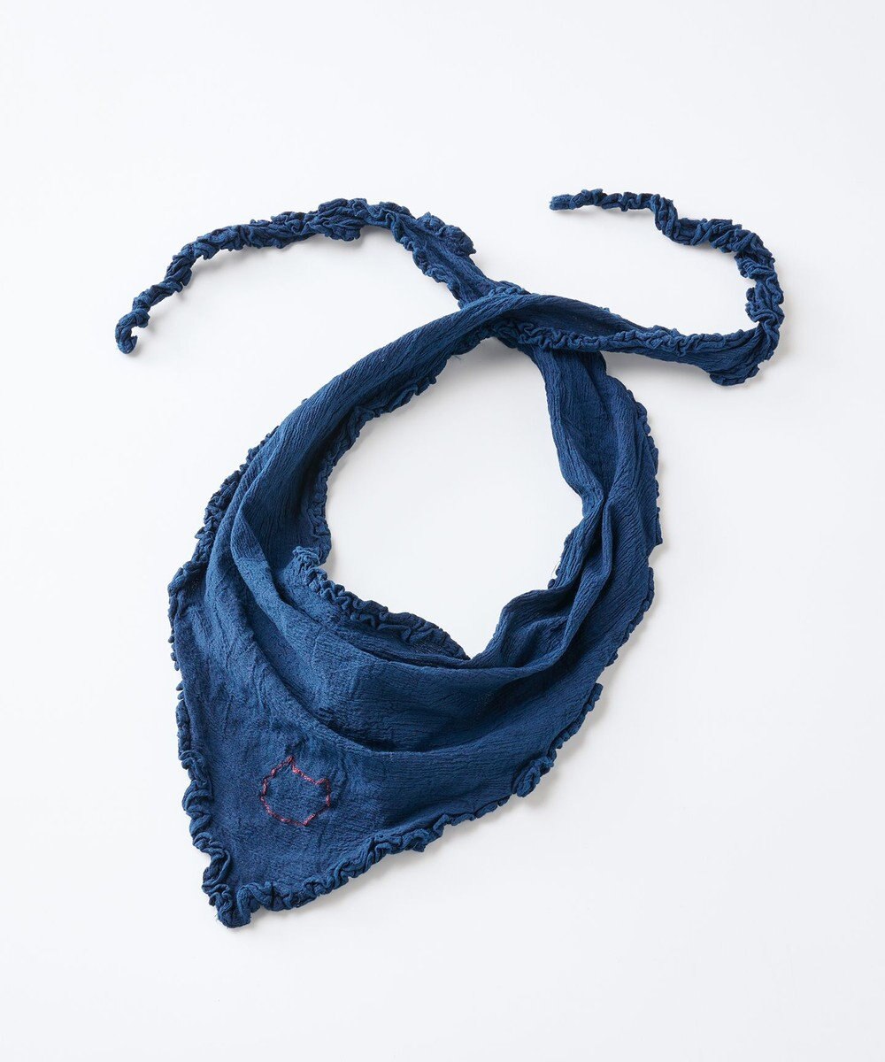 crêprie tsumori chisato creperie FRILL SCARF-AIZOME クレプリ 藍染フリルスカーフ 