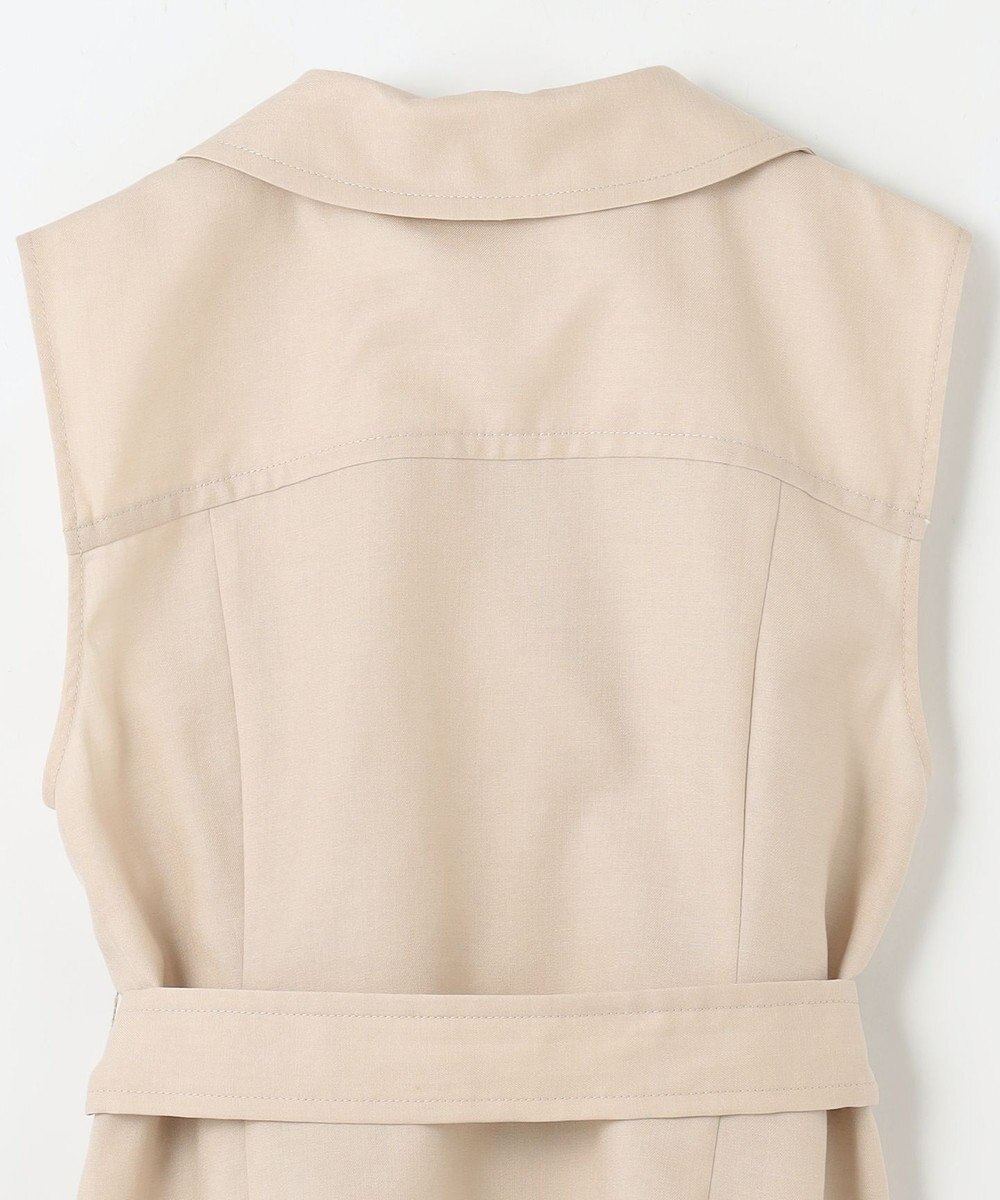 GRACE CONTINENTAL リネンタッチダブルブラウス 