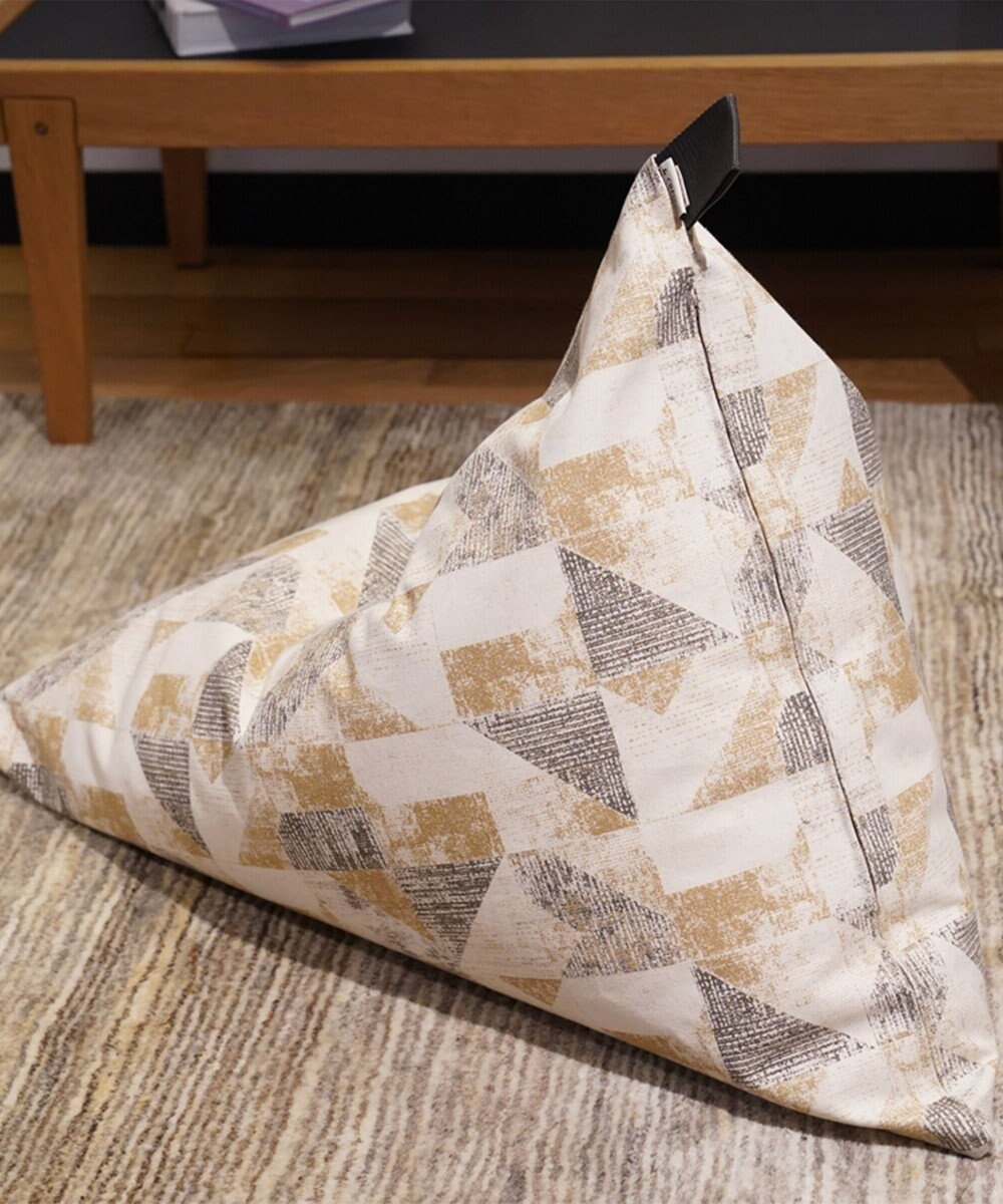 ビーズクッション tetra 【&CRAHUG】オーガニックコットン8号帆布 ビーズクッションNAGI 