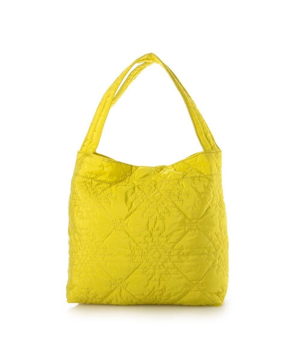 UNBILLION カシュカシュ cachecache / オルテガ柄キルト肩入れトートバッグ 