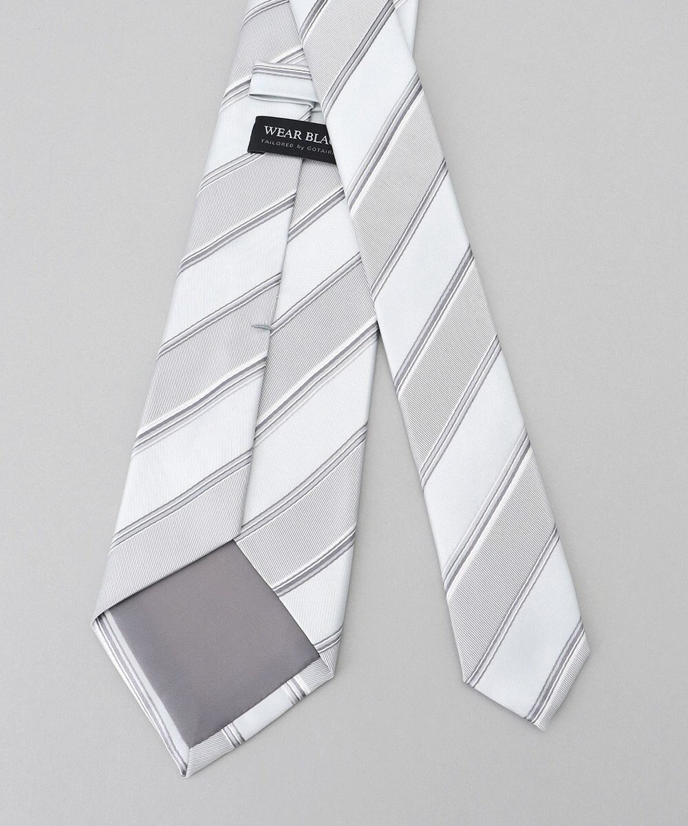 GOTAIRIKU 【WEAR BLACK】フォーマル用_ストライプ ネクタイ 