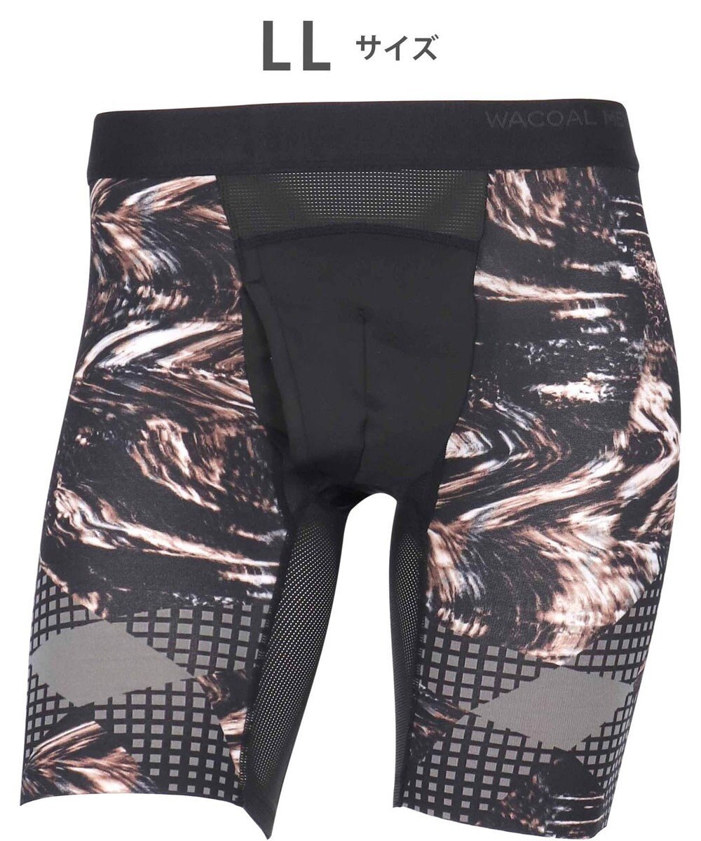 WACOAL MEN 【クロスウォーカー】 はいて歩いて、カロリー消費アップ ムレ軽減設計 ロング丈 前開き WX5014 /ワコールメン 