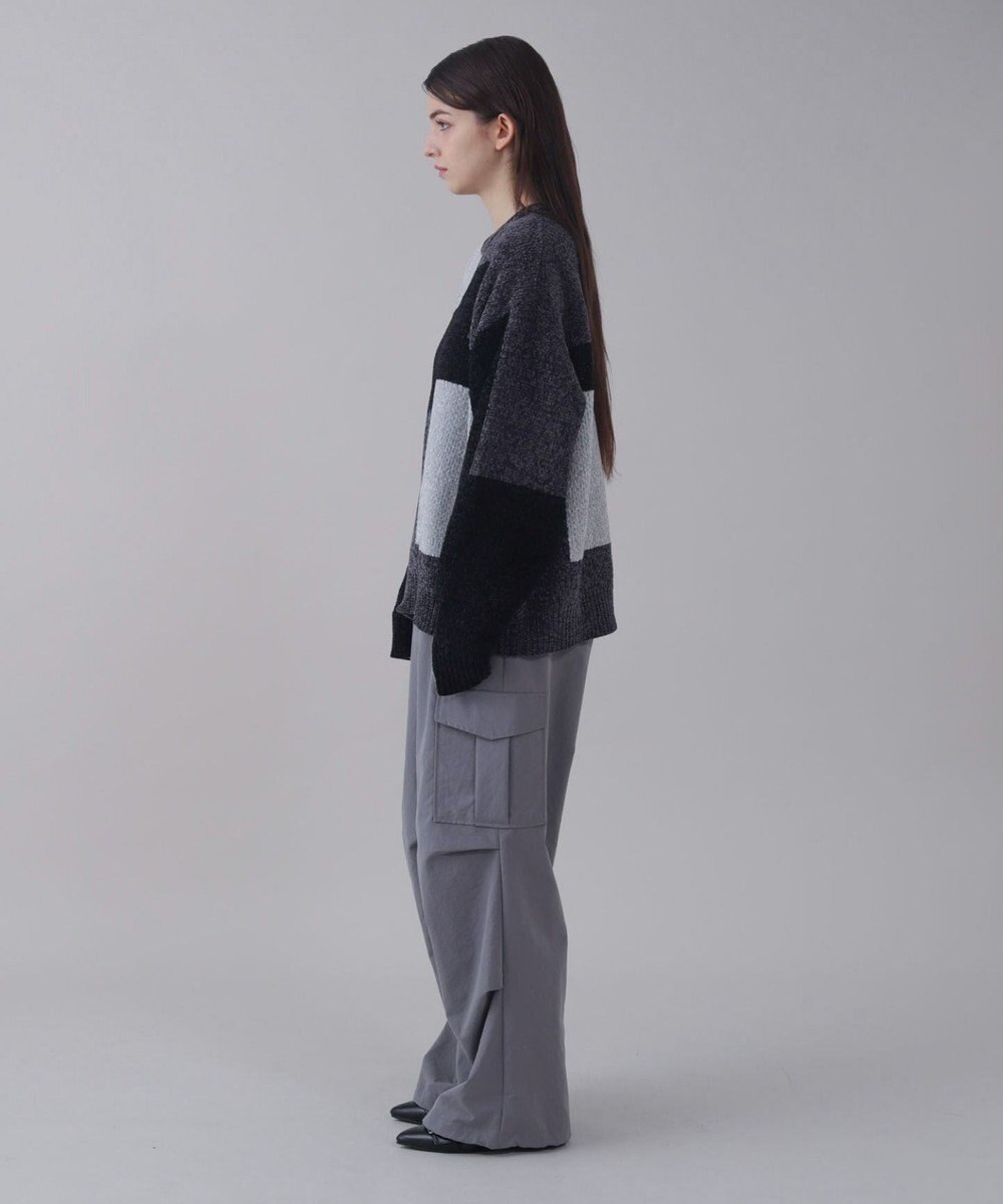 WEGO 【ユニセックス着用ITEM】ベロアモールカラーブロックプルオーバー 