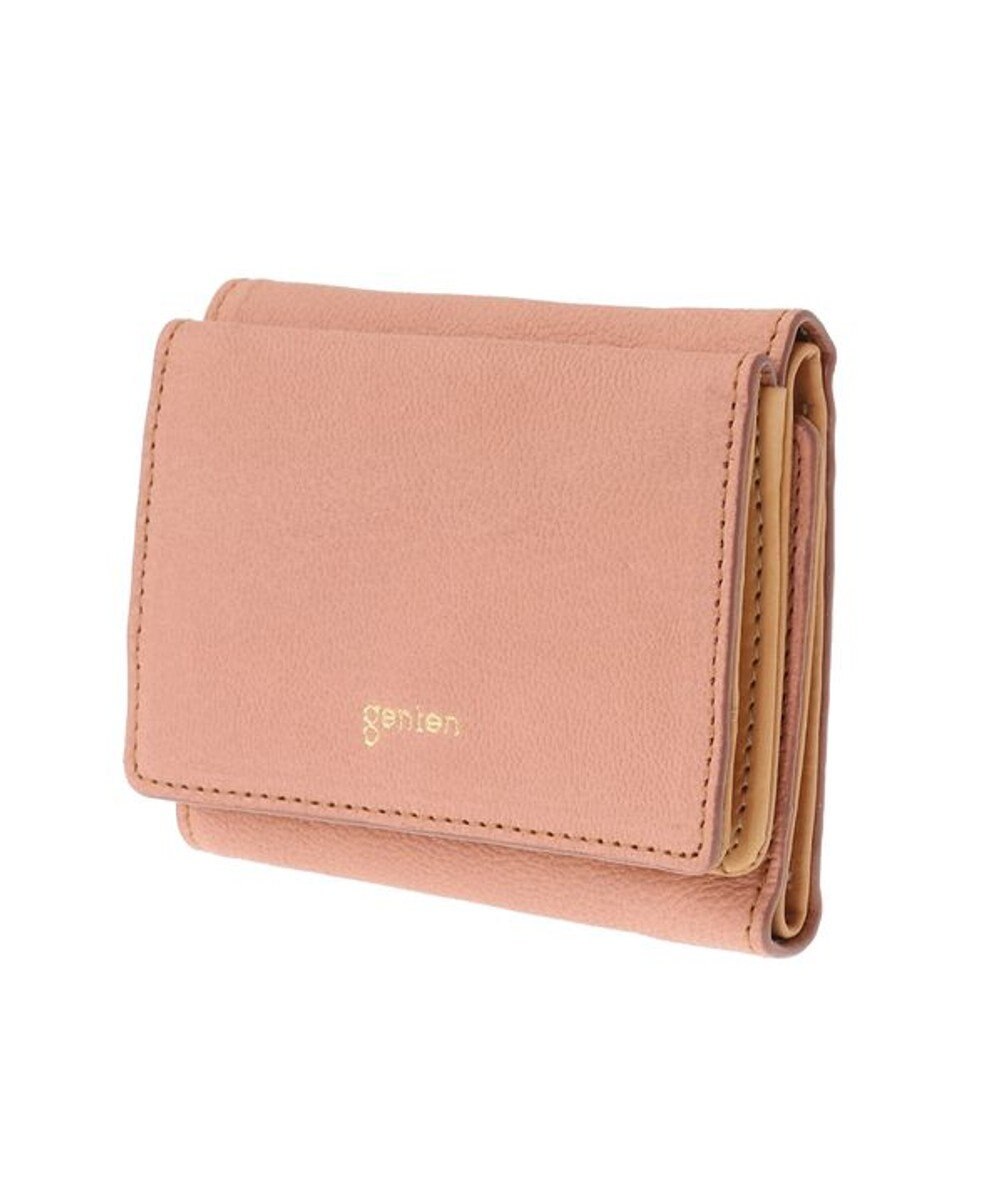 genten 【新型】フレスコ 三つ折り財布 