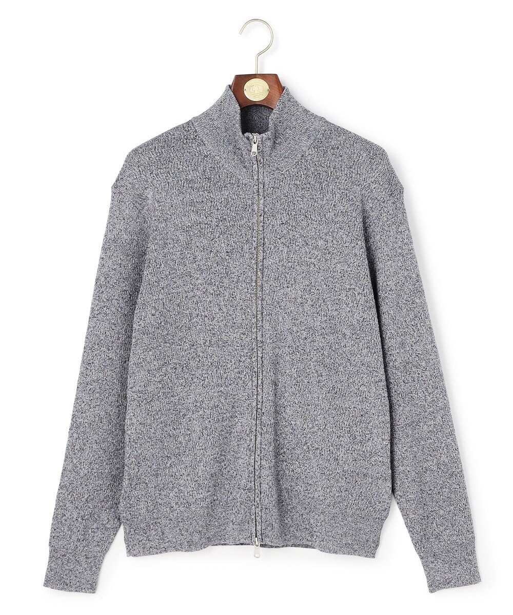 J.PRESS MEN ギマコットンフルジップ カーディガン 