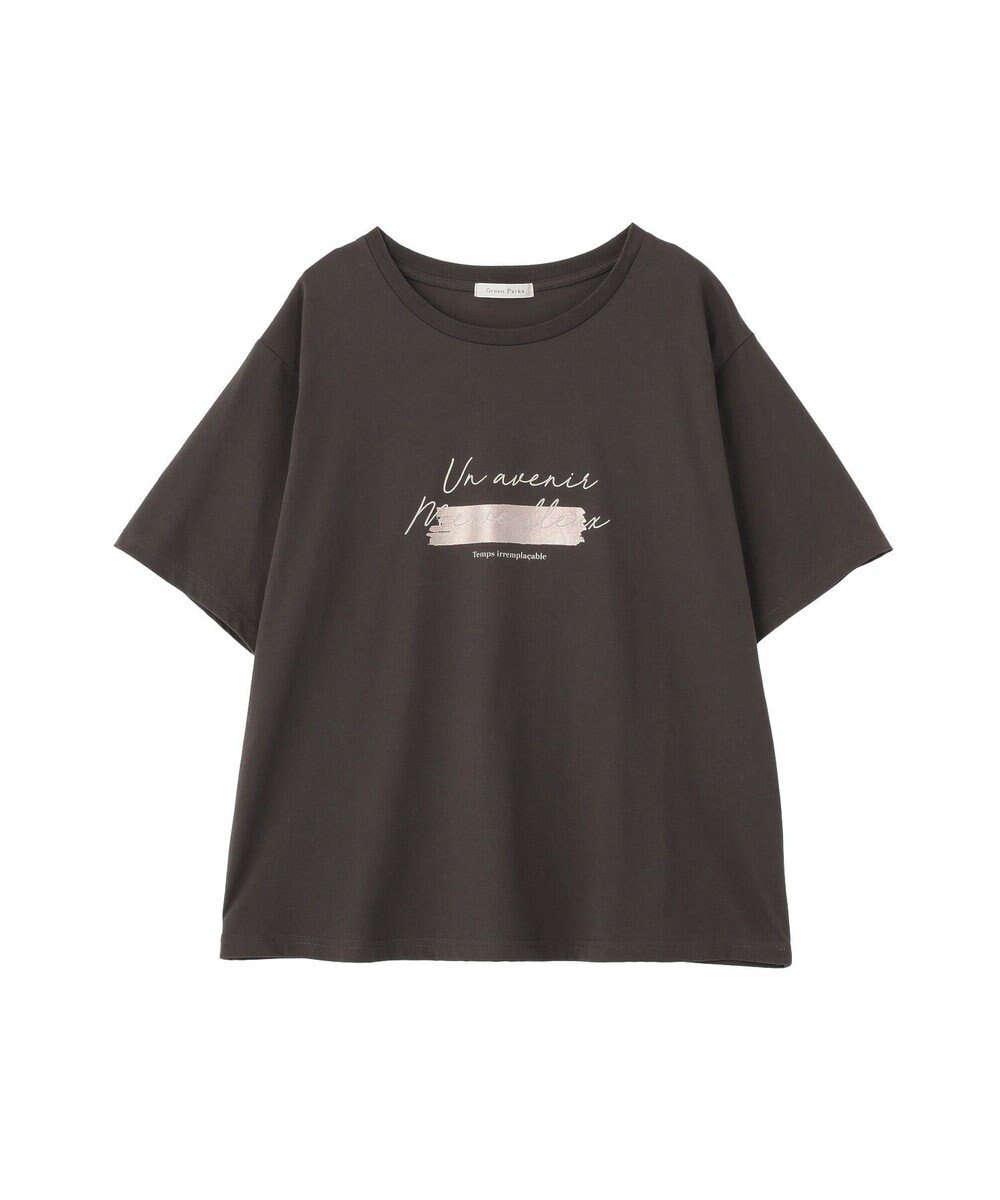 Green Parks 【適ON】箔プリントロゴＴシャツ 