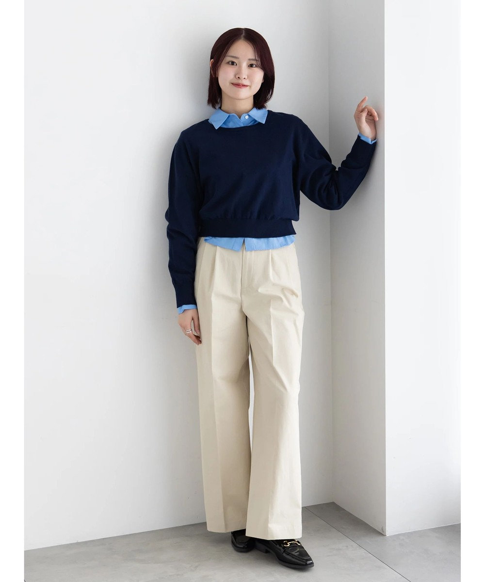 Te chichi コンパクトクルーネックニット【AOYAMA FASHION ASSOCIATION × Te chichi】 