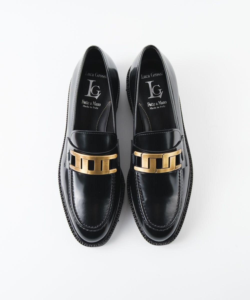 BONTRE 【LucaGrossi/ルカグロッシ】幾何学ビットローファー/K072M-VA 