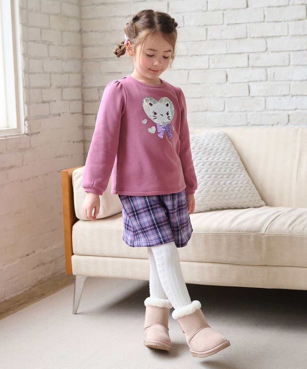 ANY KIDS 裏シャギーミラクルスパンコールトレーナー 