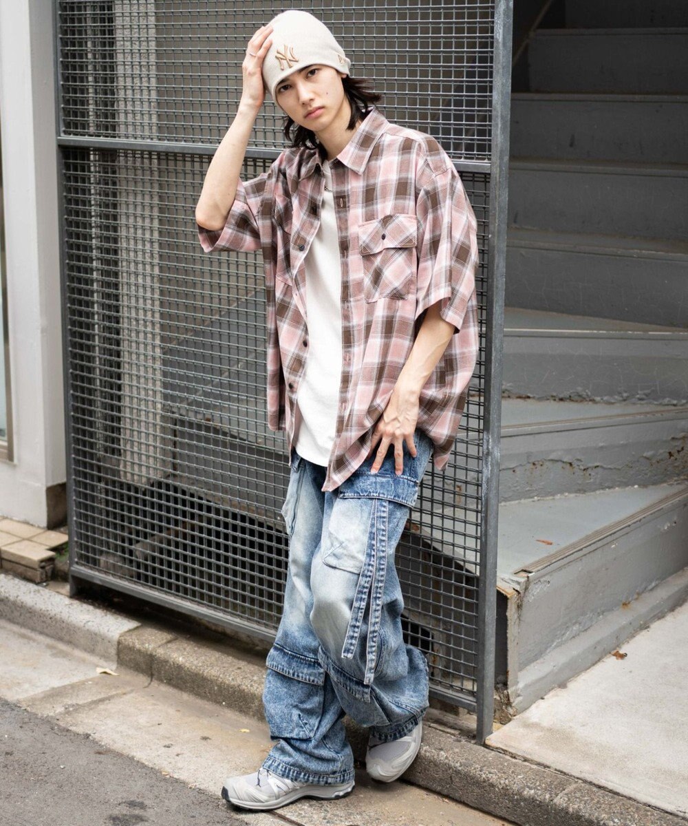 WEGO イージーマルチポケットデニムカーゴ 