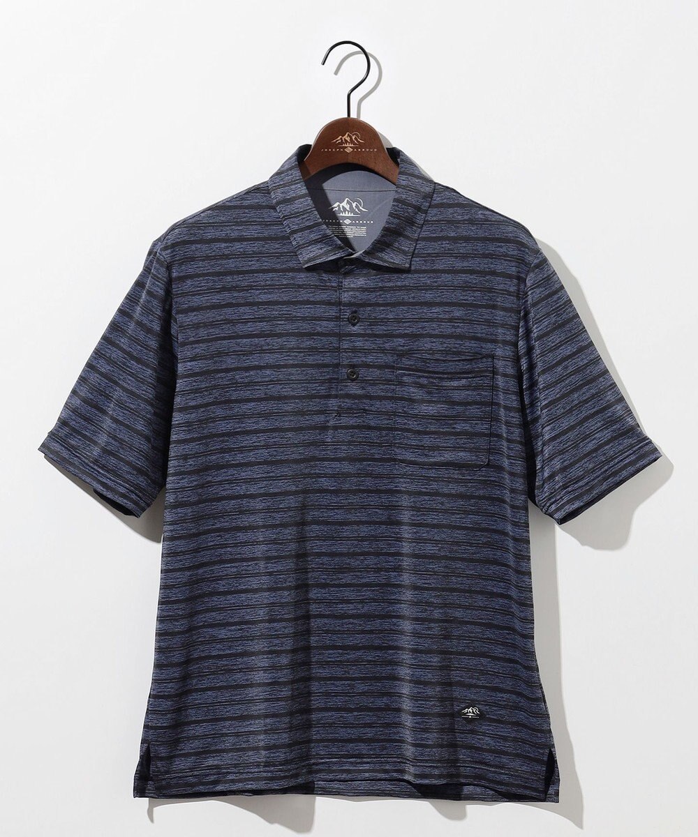 JOSEPH ABBOUD MOUNTAIN 【接触冷感】クールスキンガードポロシャツ 