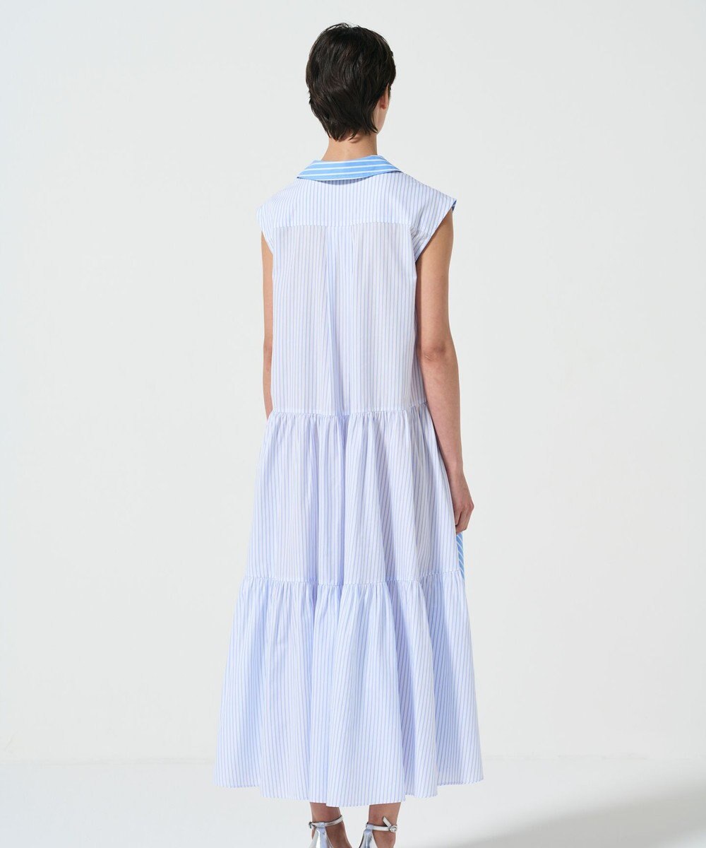 GRACE CONTINENTAL ティアードコンビシャツワンピース 