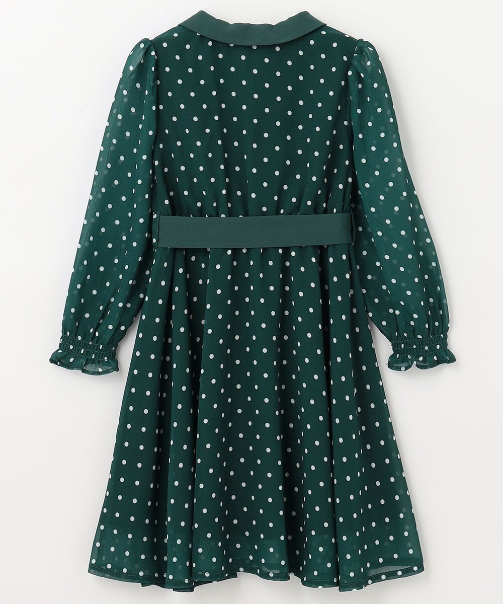 組曲 KIDS 【150-160cm】パリジェンヌドット ワンピース 