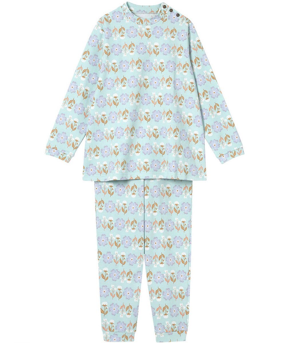 Wing パジャマ 長袖 長ズボン 綿混(本体) あったか レディース EP6014 ウイング／ワコール 