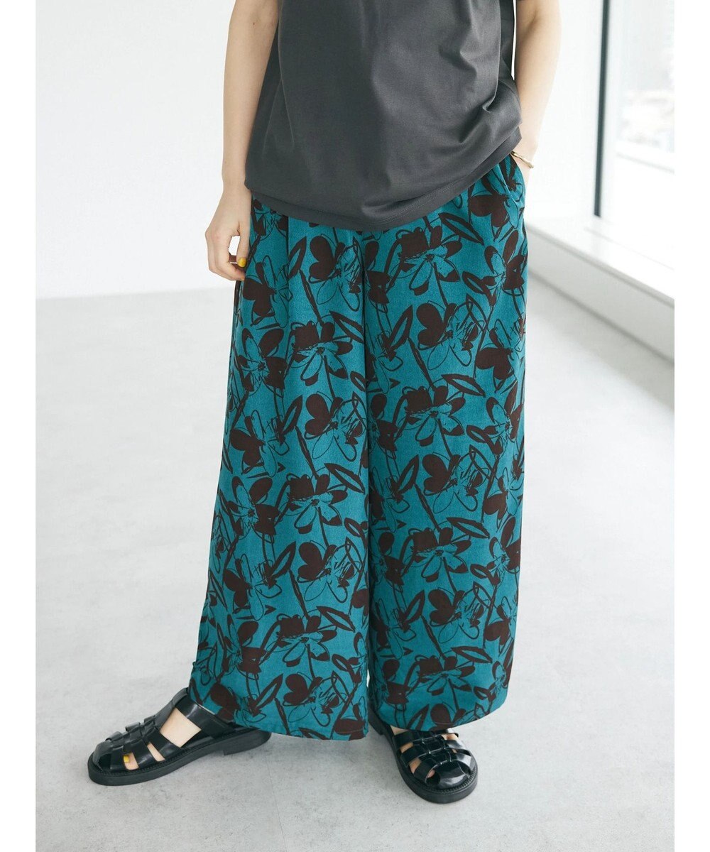 CRAFT STANDARD BOUTIQUE アートフラワーシャーリングパンツ 