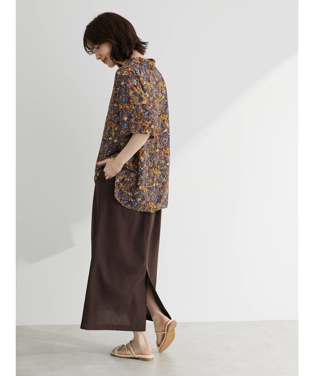 Green Parks 柄開襟シャツ 