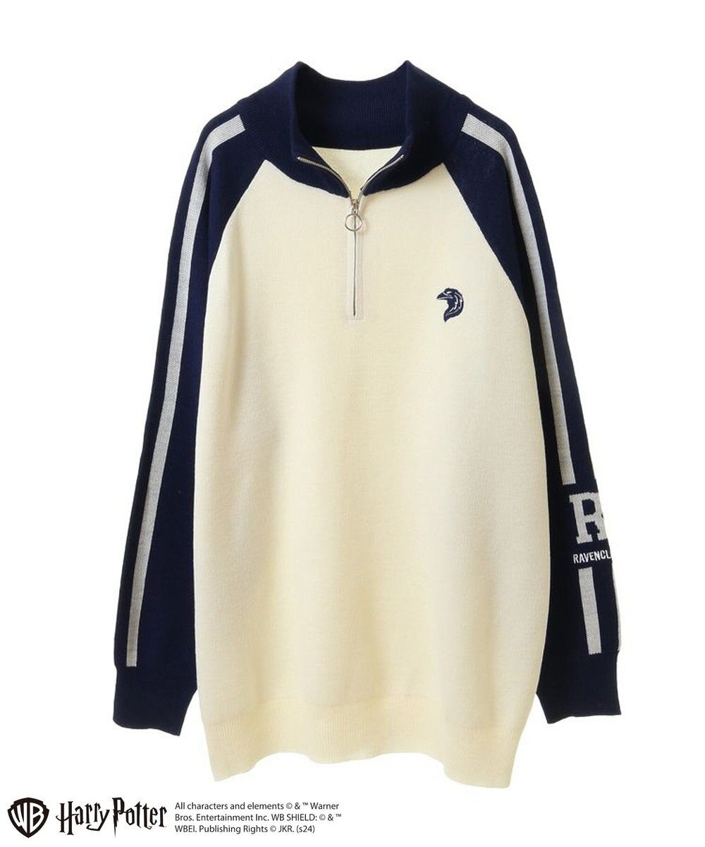 Green Parks ハリー・ポッター／ライン入りハーフジップニット 