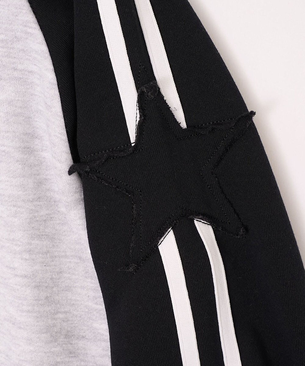 WEGO 【ユニセックス着用ITEM】ラインラグランZIPパーカー 