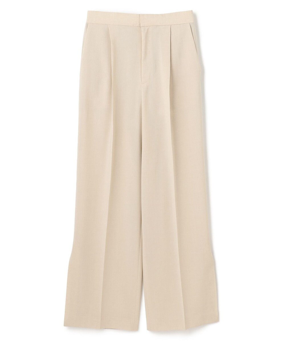 BEIGE， 【洗える/接触冷感/速乾/UVケア対応・Precious ９月号掲載】BATEAU / イージーウエストサイドスリットタックパンツ 