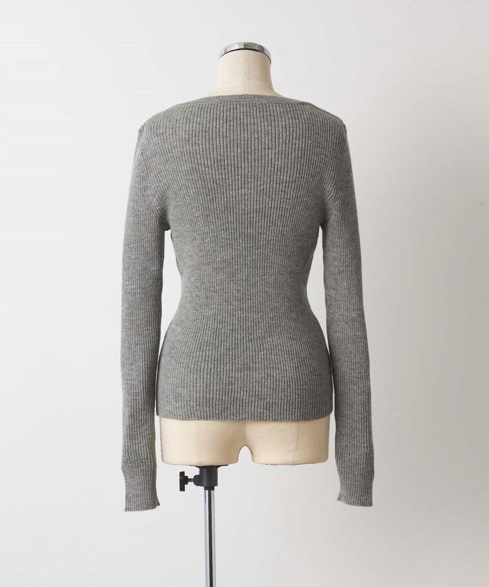 TOQUE 〈大草直子さんアドバイザー〉ベビーアルパカ ミドルゲージ ボートネックニット 