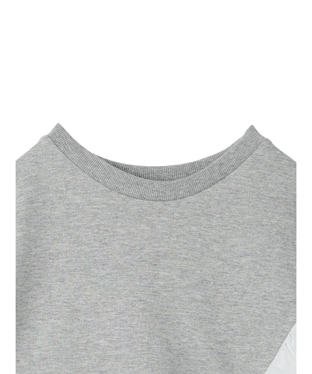 AMERICAN HOLIC ショルダーフリルミニ裏毛プルオーバー 