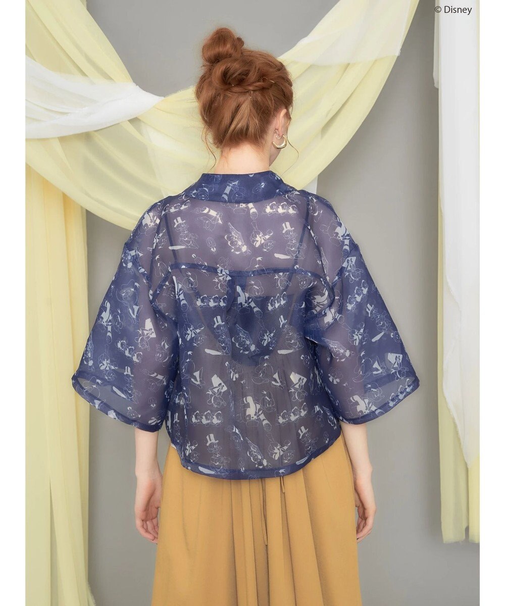 AMERICAN HOLIC 総柄シアーショート丈シャツ／Ｄｉｓｎｅｙ 