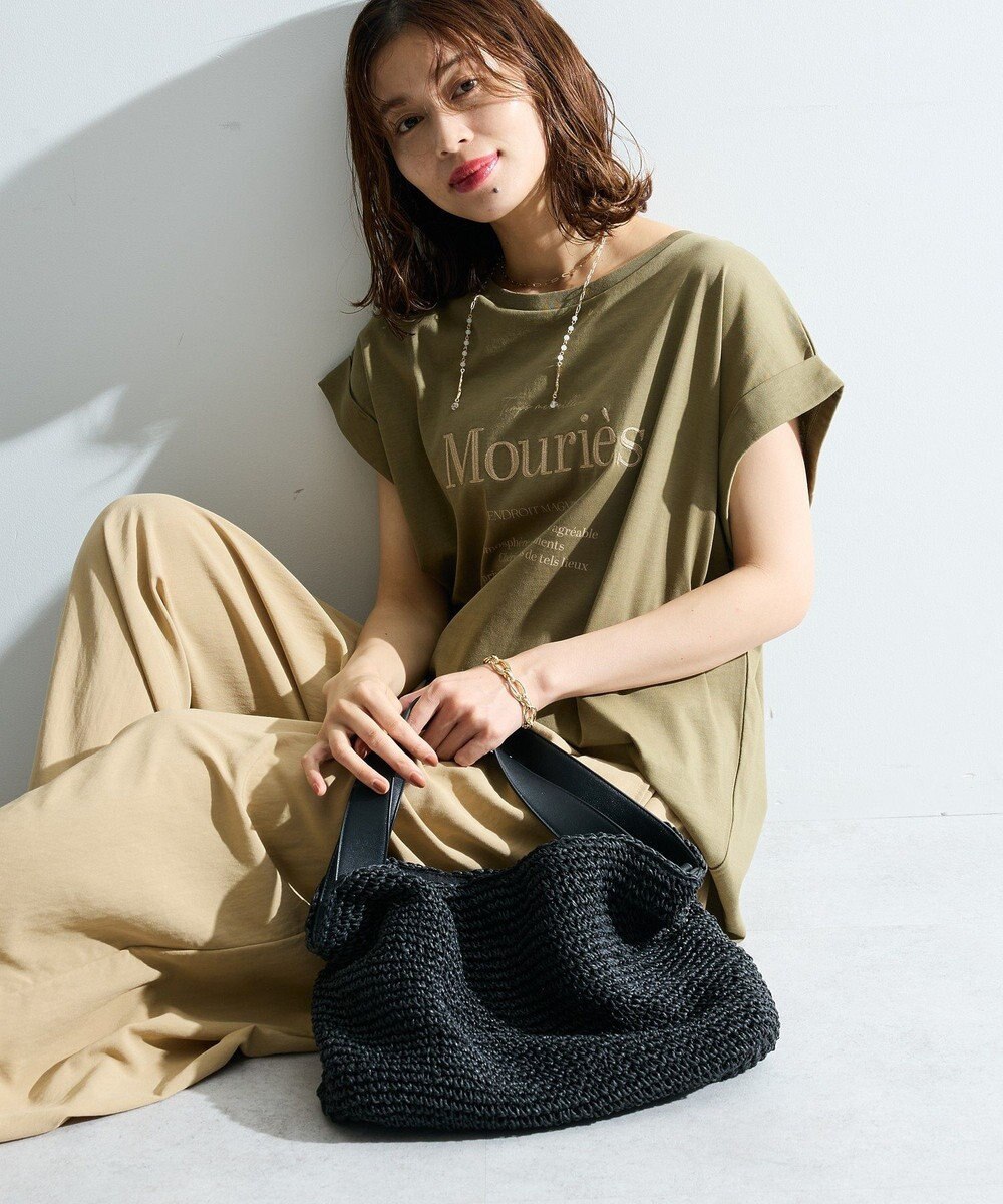 Green Parks 汗染み防止フレンチロゴＴシャツ 