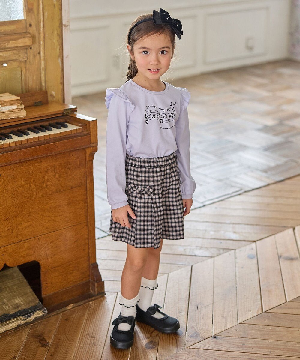 ANY KIDS チェック柄 ショートパンツ 